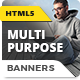 Multipurpose Animated Banner Ads HTML5 (GWD) - HTML5 / Ad Templates