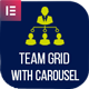 Elementor Page Builder - Meet the Team Grid with Carousel - WordPress / Add-ons