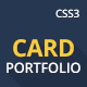CARD - CSS3 Portfolio Cards with Hover Effects - CSS / Animations and Effects