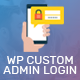 WP Custom Admin Login - WordPress Plugin to make a customized admin login page - WordPress / Utilities