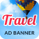 Online Travel Booking AD Banner 09 - HTML5 / Ad Templates