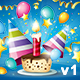 Happy Birthday Card v1 - HTML5 / Canvas