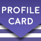 Advanced Profile Card (Bootstrap 4) - CSS / Miscellaneous