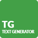 Text Generator - PHP Scripts / Social Networking