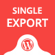 Single Export - Modal Survey Add-on - WordPress / Add-ons