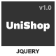 UniShop - jQuery XML PayPal Shopping Cart Plugin - JavaScript / Shopping Carts
