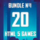 20 HTML5 Games + Mobile Version!!! MEGA BUNDLE №1 (Construct 2 / CAPX) - HTML5 / Games