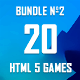 20 HTML5 Games + Mobile Version!!! MEGA BUNDLE №2 (Construct 2 / CAPX) - HTML5 / Games