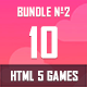 10 HTML5 Games + Mobile Version!!! MEGA BUNDLE №2 (Construct 2 / CAPX) - HTML5 / Games