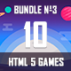 10 HTML5 Games + Mobile Version!!! MEGA BUNDLE №3 (Construct 2 / CAPX) - HTML5 / Games