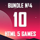 10 HTML5 Games + Mobile Version!!! MEGA BUNDLE №4 (Construct 2 / CAPX) - HTML5 / Games
