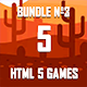 5 HTML5 Games + Mobile Version!!! BUNDLE №2 (Construct 2 / CAPX) - HTML5 / Games