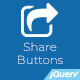 Share Buttons - Social Media jQuery Plugin - JavaScript / Social Networks