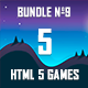 5 HTML5 Games + Mobile Version!!! BUNDLE №9 (Construct 2 / CAPX) - HTML5 / Games