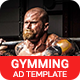 Health & Fitness | Gymming Banner (HF014) - HTML5 / Ad Templates