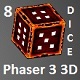 Phaser 3 3D Dice Class: Customizable - HTML5 / Games