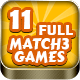 11 Match 3 Full Version Games With CAPX - HTML5 / Games