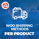 Woo Shipping Methods per Product - WordPress / eCommerce / WooCommerce