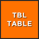 TBL - Bootstrap 4 Table Design - CSS / Layouts