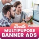 Multi Purpose Banners HTML5 D6 - GWD - HTML5 / Ad Templates