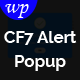 Contact Form 7 Popup Alert Message - WordPress / Forms