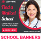 Medical School Animated HTML5 Banner Ads (GWD) - HTML5 / Ad Templates
