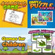 Game for Kids Bundle 4 Games - HTML5 Game (CAPX) - HTML5 / Games