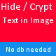 Text Crypto - Hide Text inside Image - PHP Scripts / Images and Media