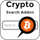 Cryptocurrency Search Addon For Crypto Plugins - WordPress / Widgets