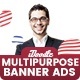 Multi Purpose Banners HTML5 D32 - GWD & PSD - HTML5 / Ad Templates