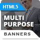 HTML5 Technology Animated Banner Ads - HTML5 / Ad Templates