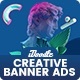 Creative, Startup Agency Banners HTML5 Ad D62 - GWD & PSD - HTML5 / Ad Templates