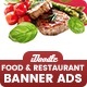 Food & Restaurant Banners HTML5 Ad D66 - GWD & PSD - HTML5 / Ad Templates