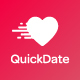 QuickDate Android - Mobile Social Dating Platform Application - Mobile / Android