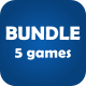 Bundle 5 Games (trezegames) - HTML5 / Games