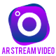 Augmented Reality Video Streaming from remote Server - Unity3D App Template Project - Mobile / Android