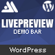 LivePreview - Theme Demo Bar for WordPress - WordPress / Utilities