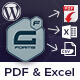 WordPress Gravity Forms PDF, Excel, CSV & Google Sheet - WordPress / Forms