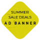 Summer Sale Deals - HTML Ad Banners - HTML5 / Ad Templates