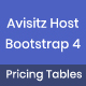 Avisitz Host - Bootstrap 4 Pricing Tables - CSS / Pricing Tables
