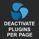 Deactivate Plugins Per Page - Improve WordPress Performance - WordPress / Utilities