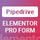 Elementor Pro Form Widget - Pipedrive CRM - Integration - WordPress / Forms