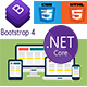 Material Dashboard - NET Core Admin Template + CRUD - .NET / Content Management