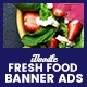 C47 - Organic, Fresh Food Banners GWD & PSD - HTML5 / Ad Templates