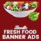 C52 - Organic, Fresh Food Banners GWD & PSD - HTML5 / Ad Templates
