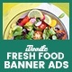 C55 - Organic, Fresh Food Banners GWD & PSD - HTML5 / Ad Templates