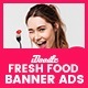 C56 - Organic, Fresh Food Banners GWD & PSD - HTML5 / Ad Templates