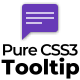 Modern Pure CSS3 Tooltips Pack - CSS / Navigation and Menus