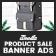 C101-Merry Christmas Banners HTML5 Ad (GWD & PSD) - HTML5 / Ad Templates
