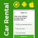 2 App Template| Car Rental Booking App| Drive Yourself Car Rent App| Rent a Car App| CarZilla - Mobile / Native Web